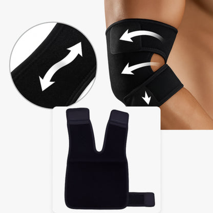 Adjustable Compression Elbow Support with Breathable Strap