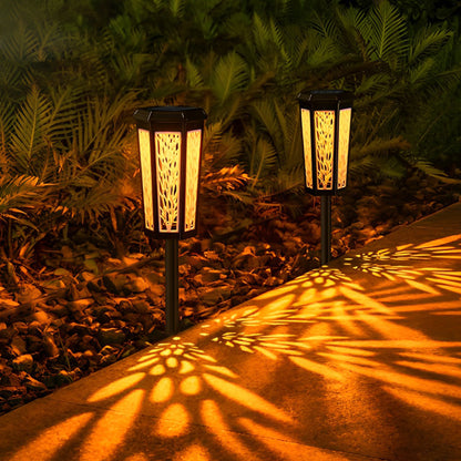 Single Waterproof Solar Lamp with Colour Changing LED - IP65 Outdoor Light