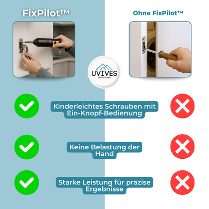 Button-Activated Screwdriver for Effortless Screw Insertion