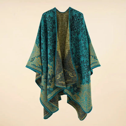 Elegant Jacquard Blanket Wrap for All Seasons