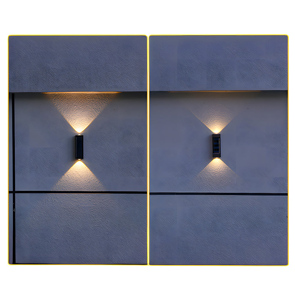 Modern Solar Wall Lights for Outdoor Use - Up and Down Design