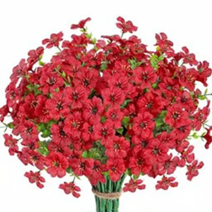 Buy 2 Get 1 Free | Colorful Artificial Flowers for Indoor and Outdoor Use