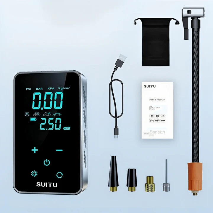 Portable Wireless Tire Inflator for Effortless Convenience