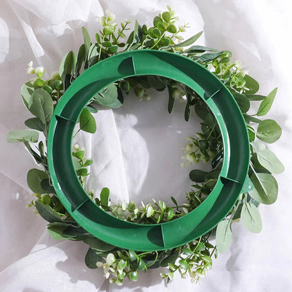 Handmade Eucalyptus Wreath with Artificial Flowers for Home, Wedding & Christmas