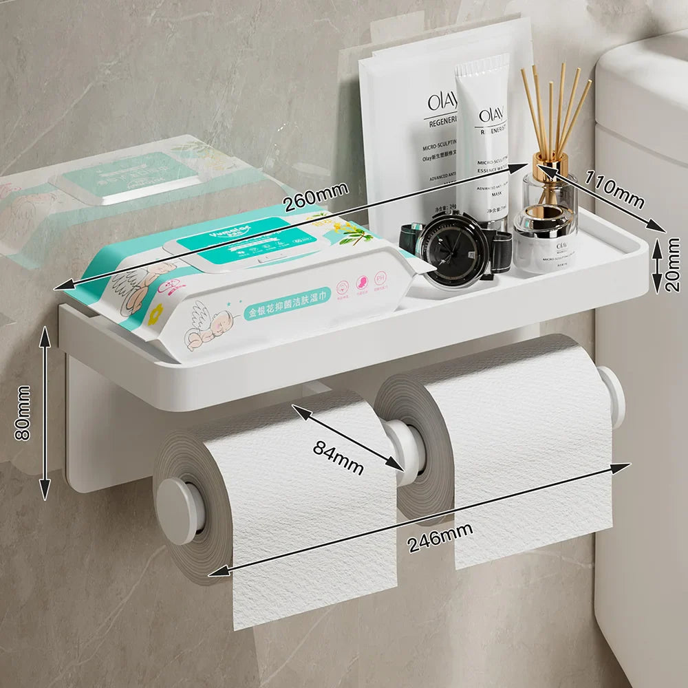 All-in-One Bathroom Organizer for Stylish Decluttering