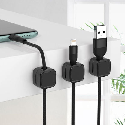 Magnetic Cable Organizers - Set of 4 for Neat Spaces