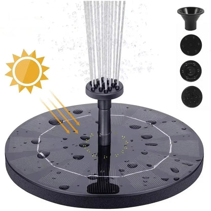 Solar-Powered Floating Water Fountain
