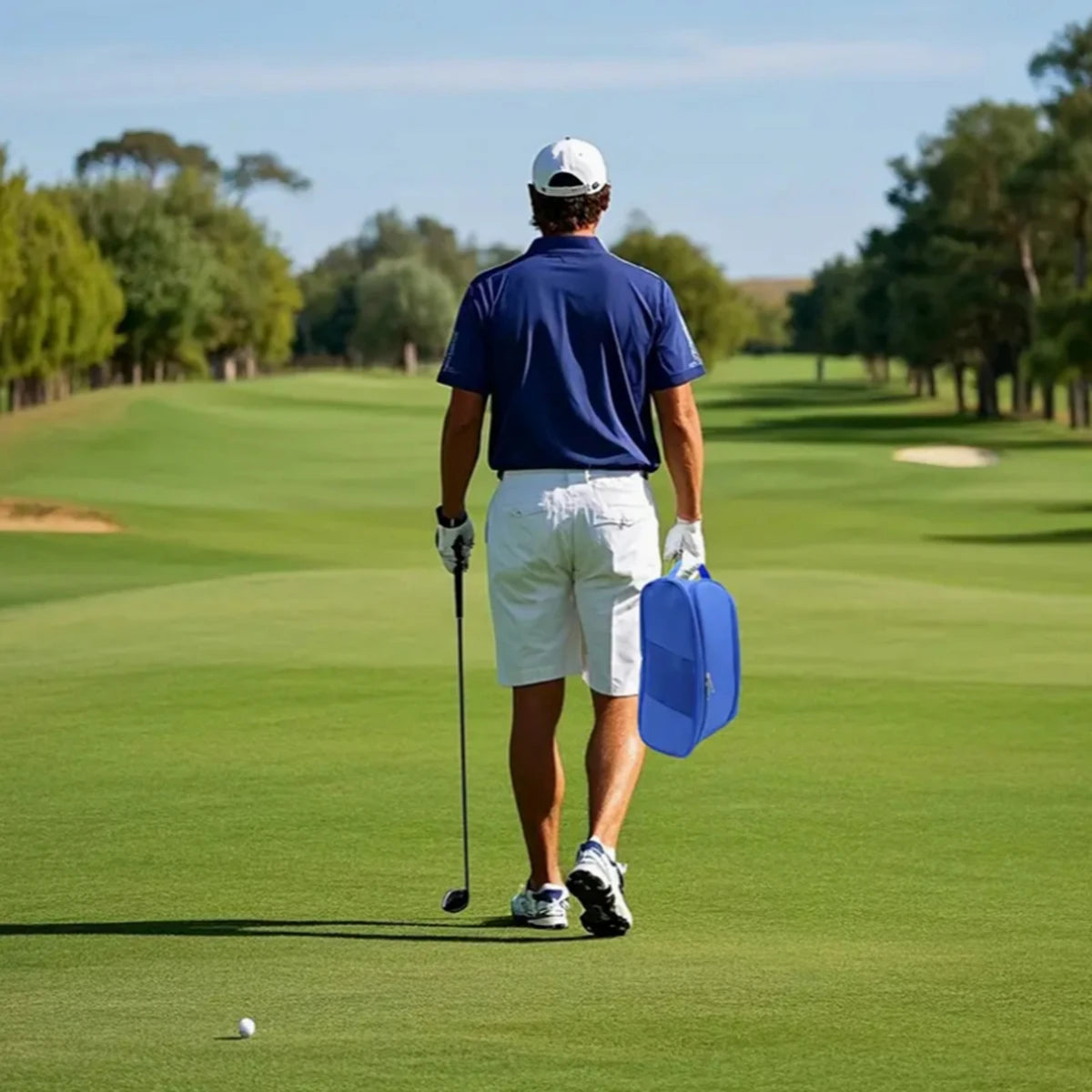 Lightweight Golf Shoe Bag | Breathable Oxford Fabric | Ideal for Golf, Tennis & Soccer