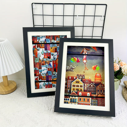 Magnetic Photo and Drawing Frame for Artwork Display