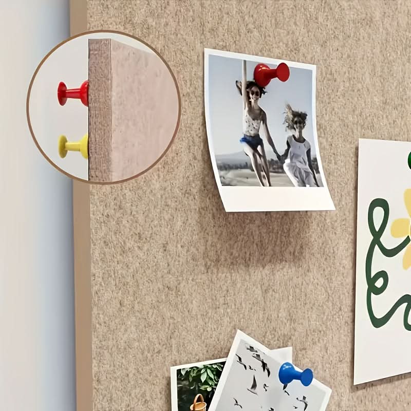 Decorative Felt Notice Board with Quality Push Pins