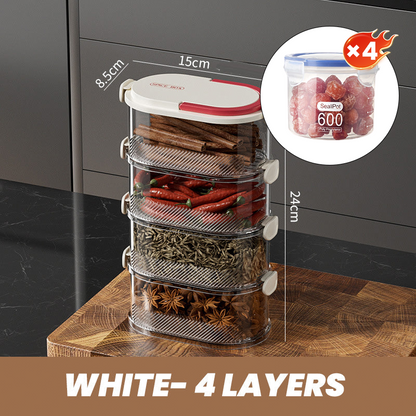 Spice Organizer for Fresh Aromas at the Touch of a Button