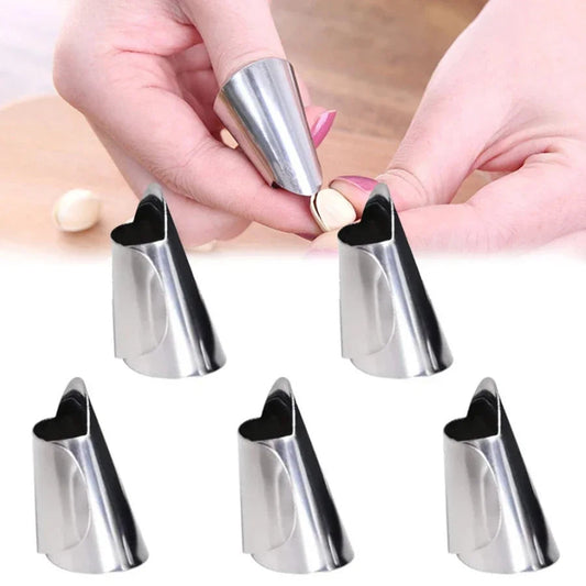 10-Piece Stainless Steel Finger Protection Peeling Set for Beans & Nuts