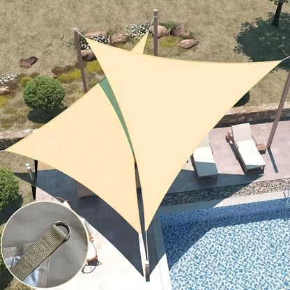 Triangle Sun Shade Sail for Outdoor Use