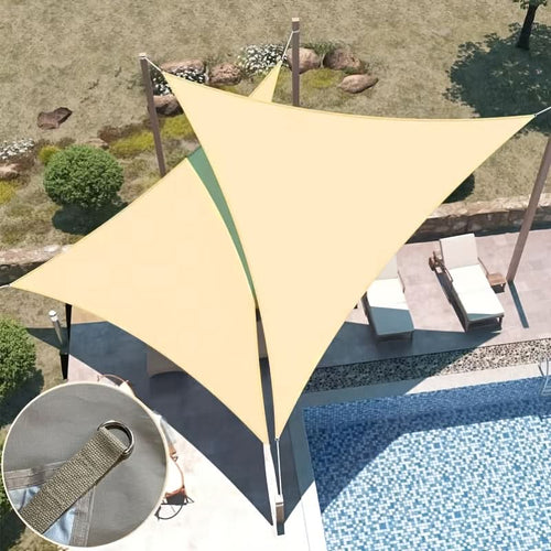 Triangle Sun Shade Sail for Outdoor Use