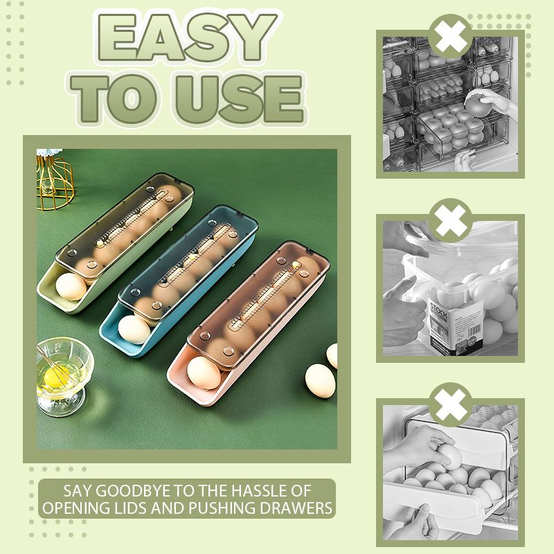 Egg Storage Organizer for Safe, Accessible Keeping of Eggs