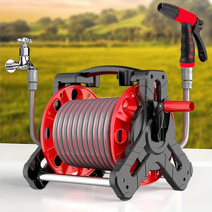 Freestanding Garden Hose for Convenient Outdoor Cleaning