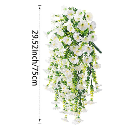 Artificial Flower Garland - 75 cm Length - Wall & Outdoor Decoration for Garden & Wedding