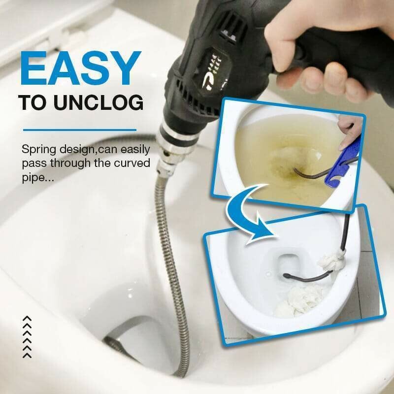Quickly Clears Stubborn Clogs for Unobstructed Drains