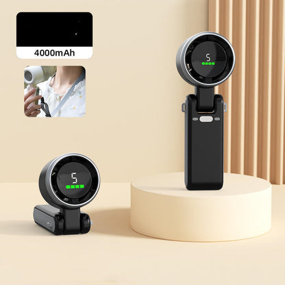 Mini Handheld Fan with Turbocharged 4000mAh Battery