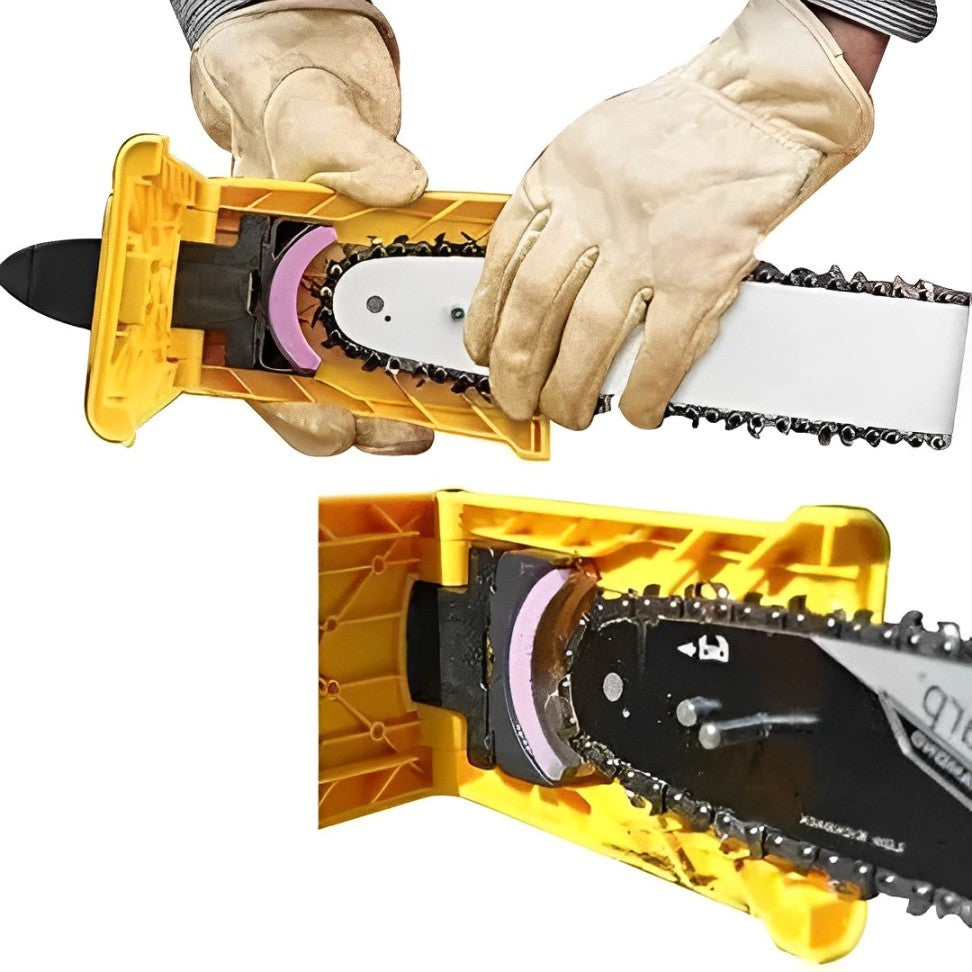 Portable Device for Sharpening Chainsaw Teeth