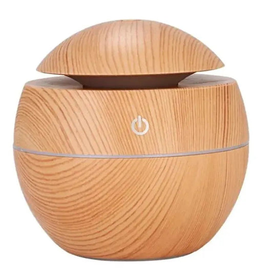 130 ml Ultrasonic Humidifier | Whisper Quiet <35 dB | USB Powered & LED Light | Includes Aromatherapy Function