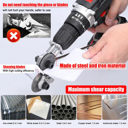 Precision Metal Cutter Attachment for Drill - EasyCut Pro