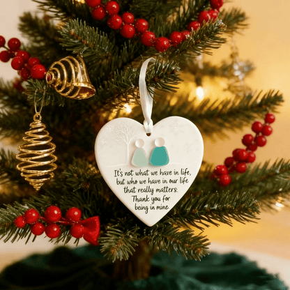 OceanGlow – Handcrafted Sea Glass Friendship Heart