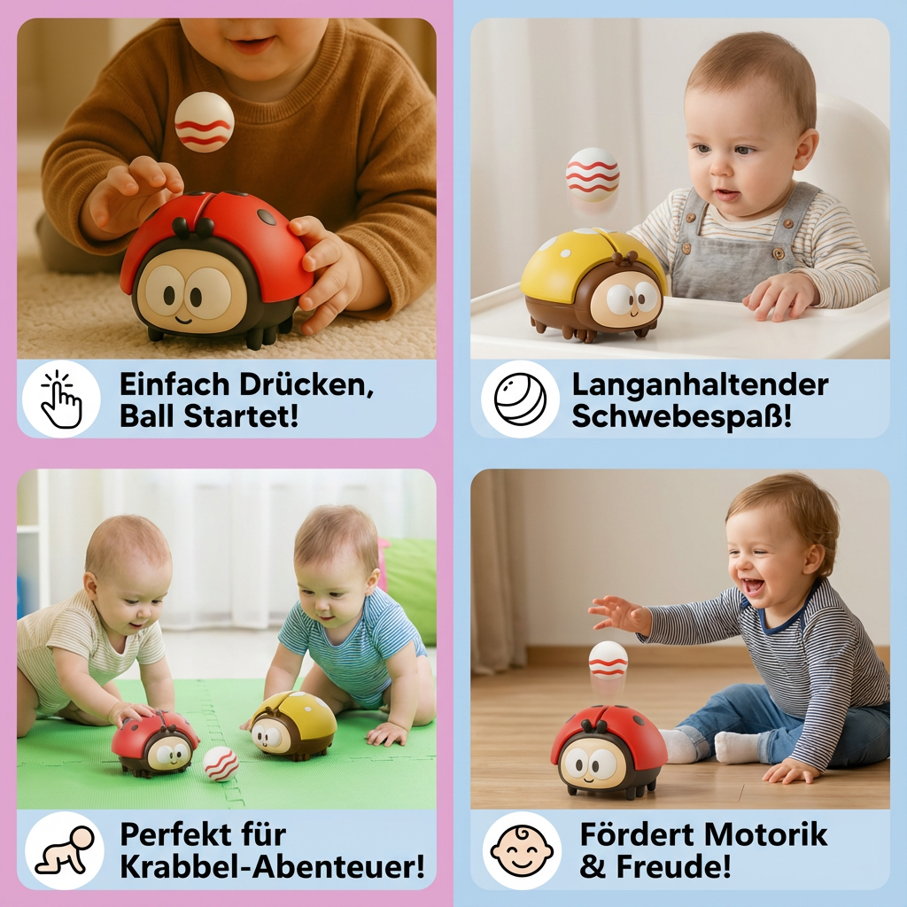Baby Ladybug Balloon Toy