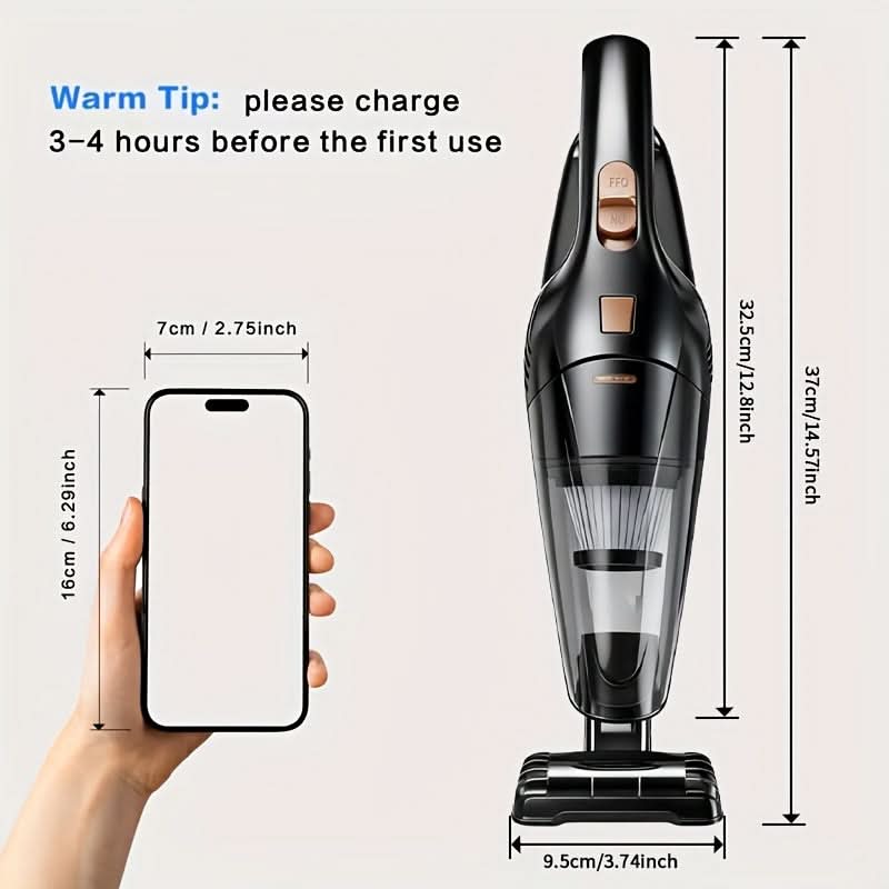 Portable Cordless Handheld Vacuum for Easy Cleaning