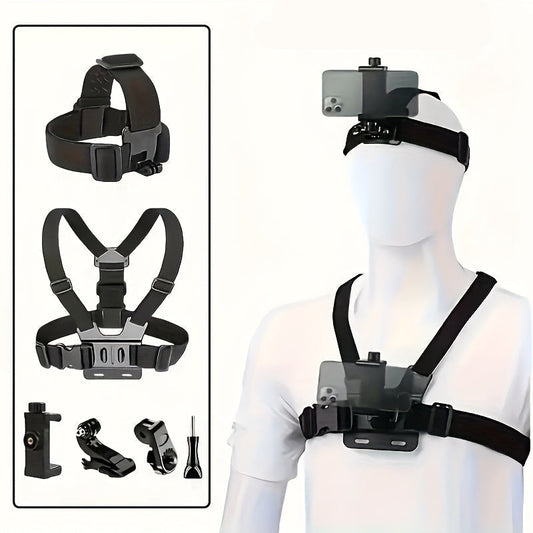 All-in-One Mounting Kit for Action Cameras & Smartphones