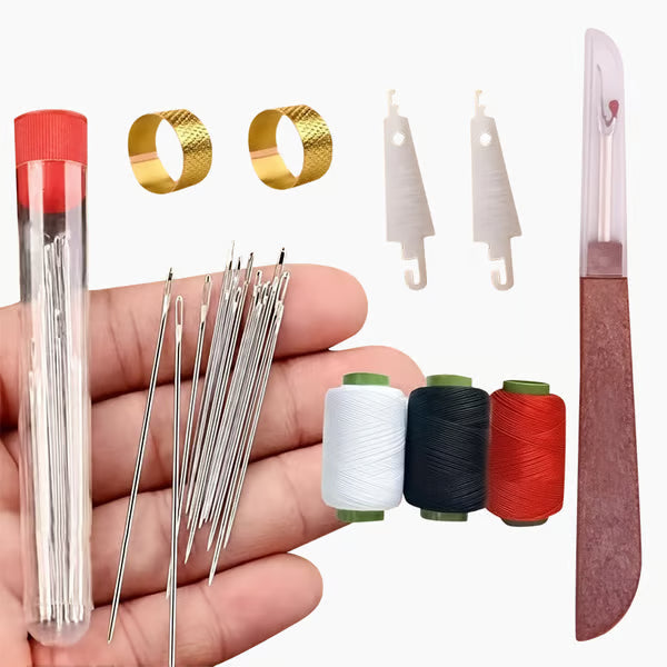 Easy-Thread Needle Set | Perfect for Hand Sewing & Repairs