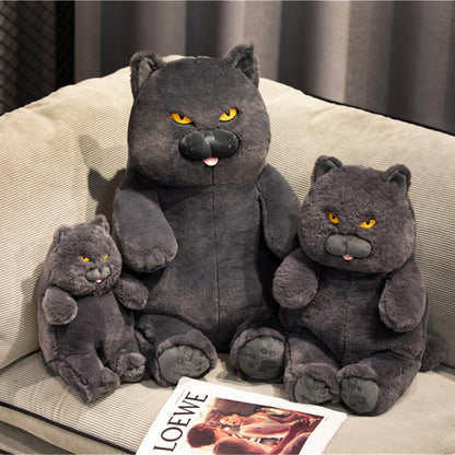 Whimsical Kitty Plush Toy - Filled with Soft Cotton