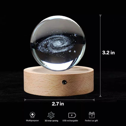 Celestial Sphere - Illuminated Galaxy Globe for Home Decor