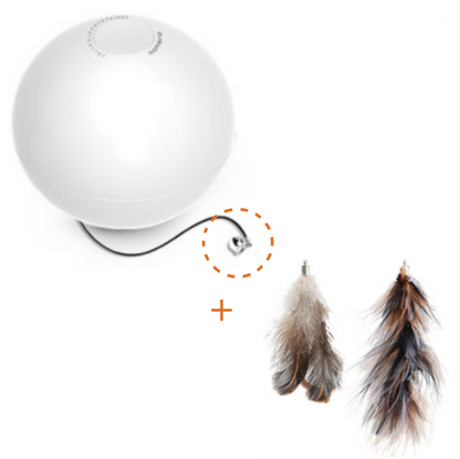 Smart Cat Ball with 360° Rotating Laser & Bell – Interactive Toy
