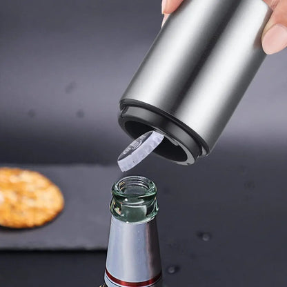 Instant Bottle Opener with One Simple Push