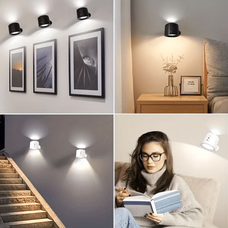 Rechargeable Rotating Wall Lamp