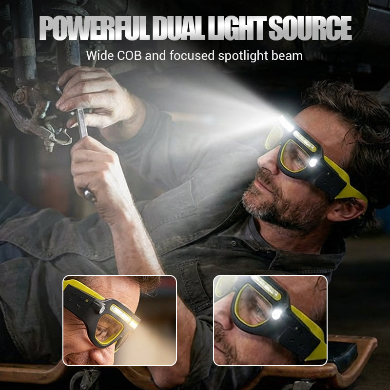 Hands-Free Ultra Bright LED Headlamp for Clear Visibility