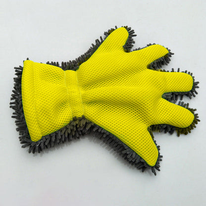 Buy One, Get One Free – Dual-Sided Five-Finger Car Wash Gloves