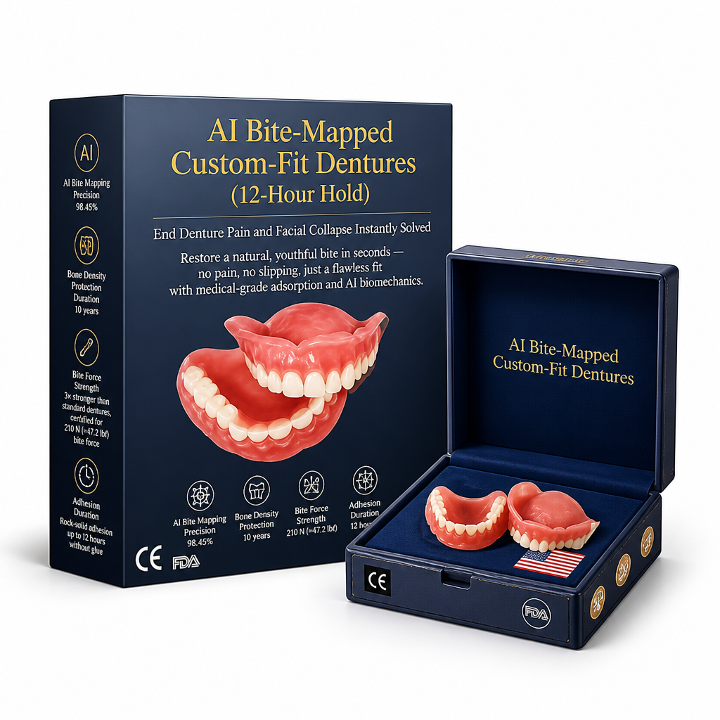 Custom-Fit Smart Dentures with Long-Lasting Hold
