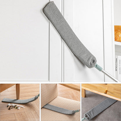 Slim Reach Dusting Wand | Microfiber Cleaning Brush with Steel Handle | Eco-Friendly