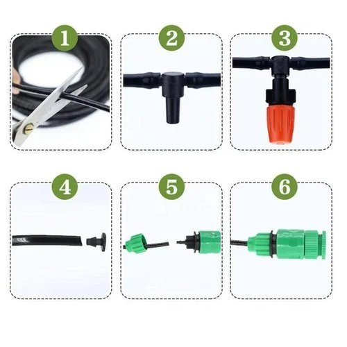 Smart Drip Irrigation System AquaFlow | Adjustable Nozzles & Easy Setup | Save Up to 70% Water