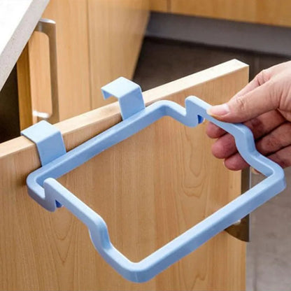 Hanging Plastic Trash Bag Holder | Kitchen Cabinet Organizer