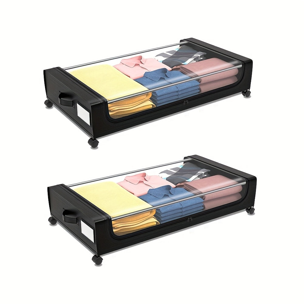 Under-Bed Rolling Storage Bins for Clutter-Free Living