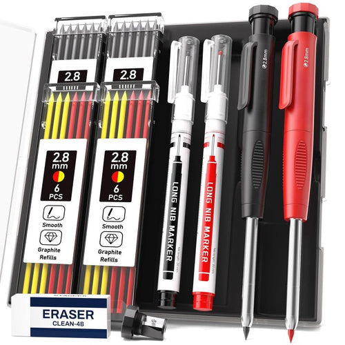 Precision Deep Marker Set with Refill Cartridges | Perfect for Crafts & Assembly