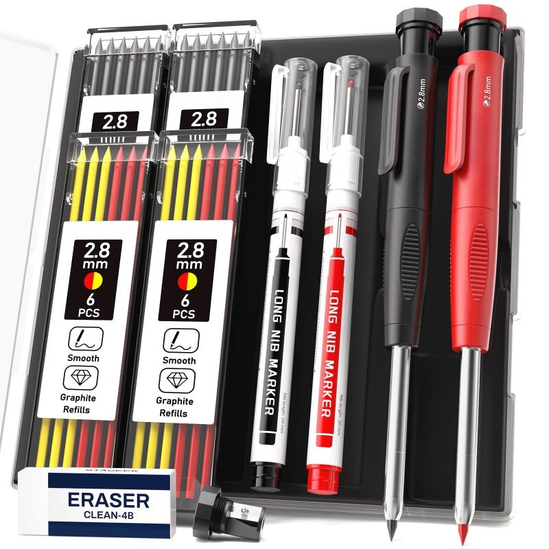 Precision Marker Set with Long Metal Tip for Exact Marking