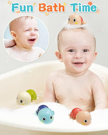 Interactive Turtle Bath Toy Set for Kids