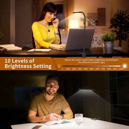 Adjustable Desk Lamp for Focused Work - Eye-Friendly Design