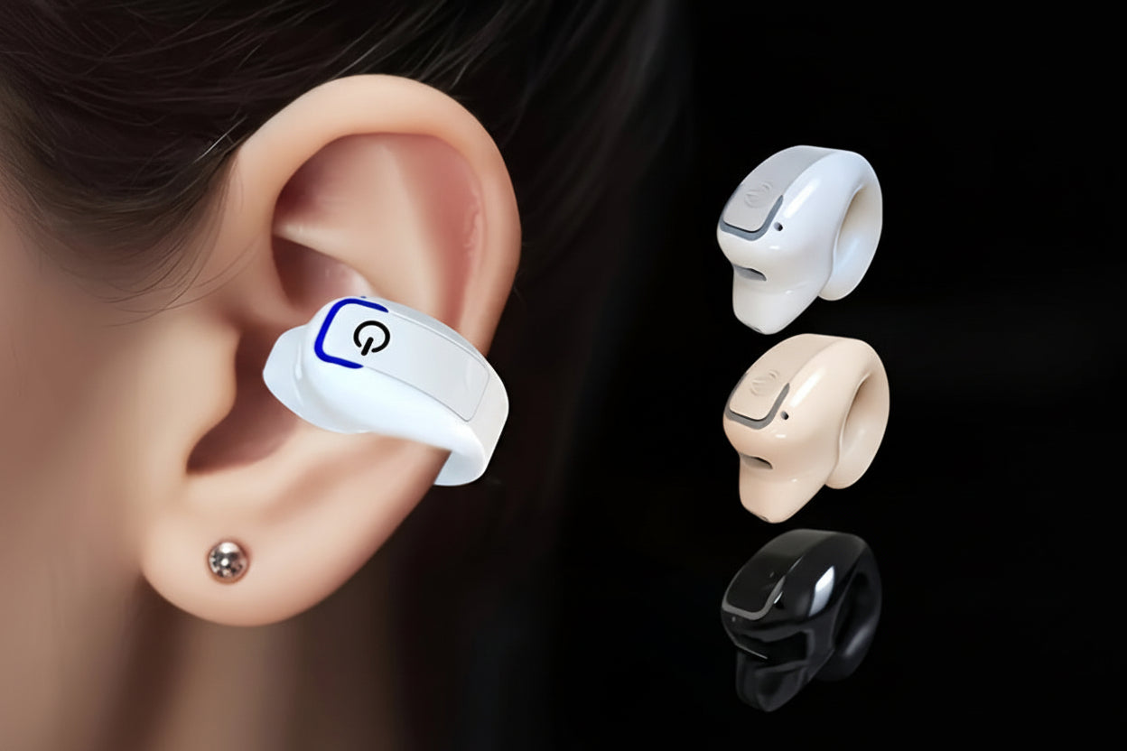 Clip-On Bluetooth Earbuds for Ultimate Comfort