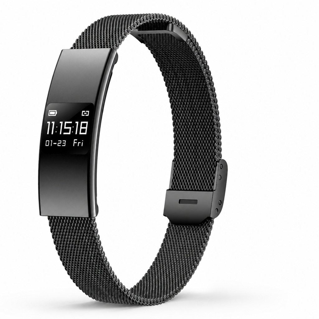 Sleek Waterproof Health Monitoring Smartband