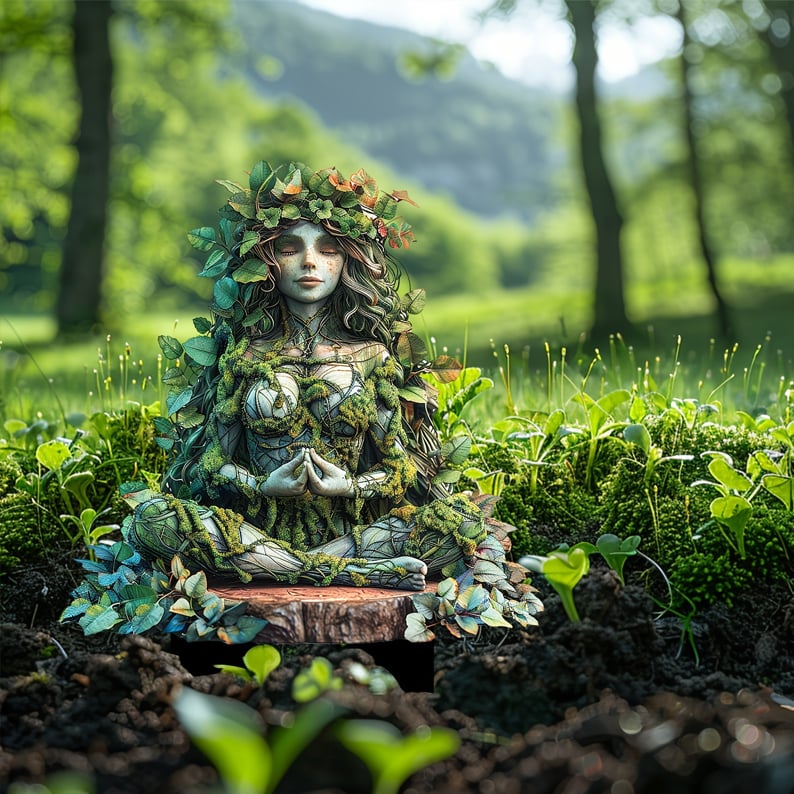 Whimsical Acrylic Garden Stake | Durable Plant Decoration | Charming Outdoor Accent